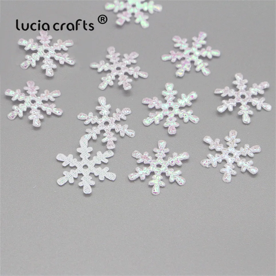 Lucia crafts 5 г/10 г мульти вариант нетканый материал Снежинка для рождественской елки пэтри украшения поставки B1302