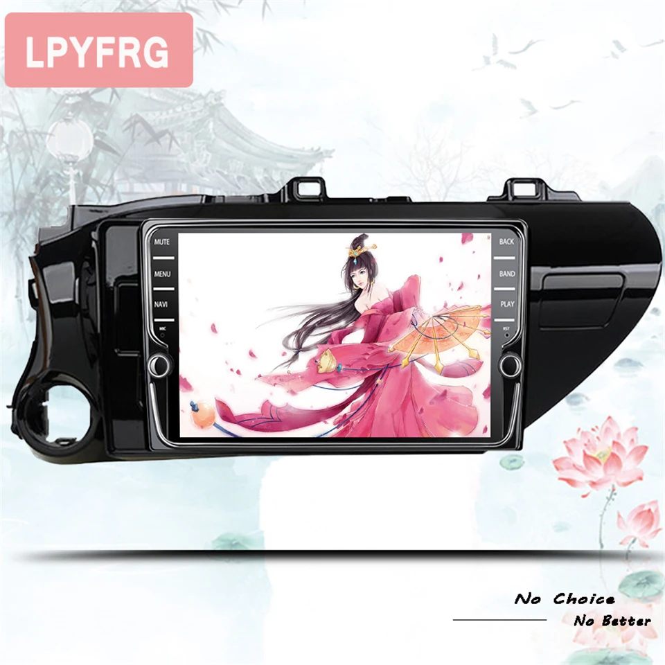 Excellent K1 K2 Android 9.1 car radio 2 din for Toyota Hilux 2016 - 2019 auto DVD on-board computer Navigation GPS AUDIO head unit 1