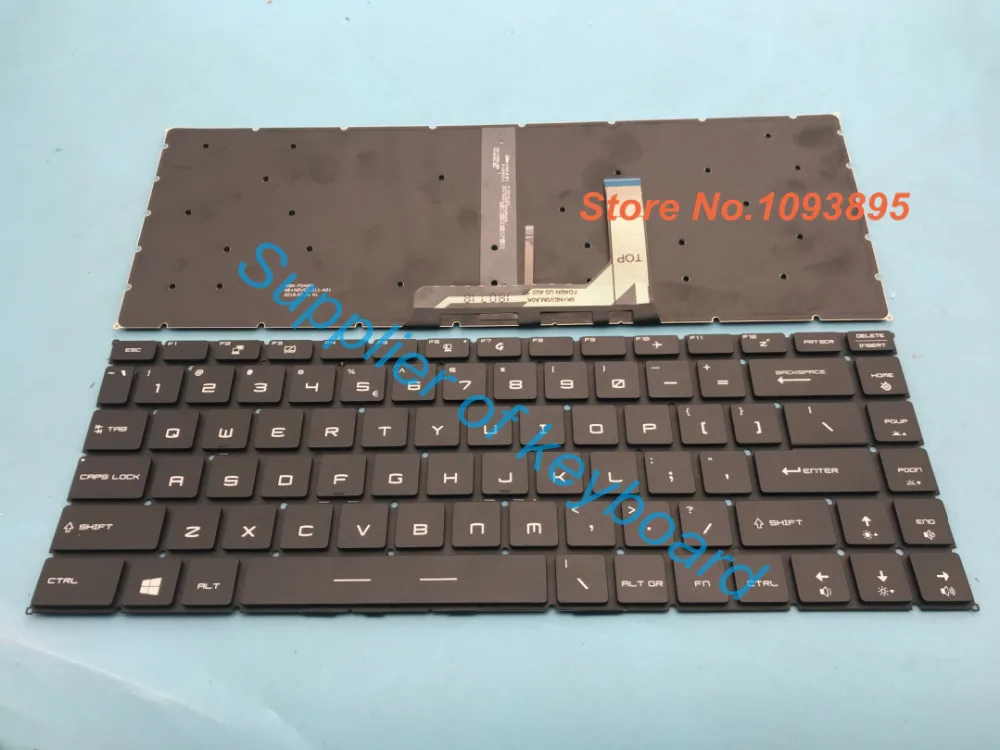 Keyboard for MSI PS42 US English Backlit 
