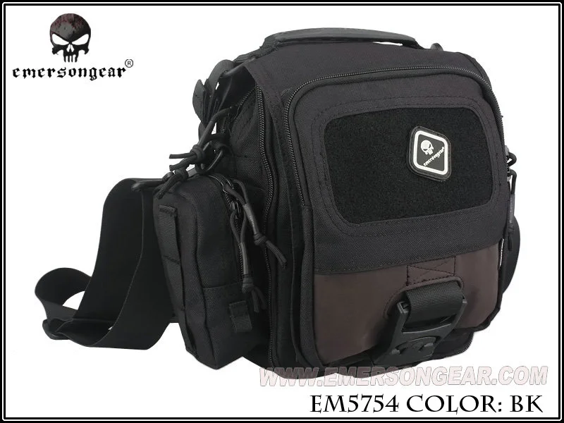 

Emerson Tablet + Netbook Mini Messenger Bag Tactical Ipad Nylon Single Sling Strap Shoulder Bag Hunting Accessories EM5754 BK ^