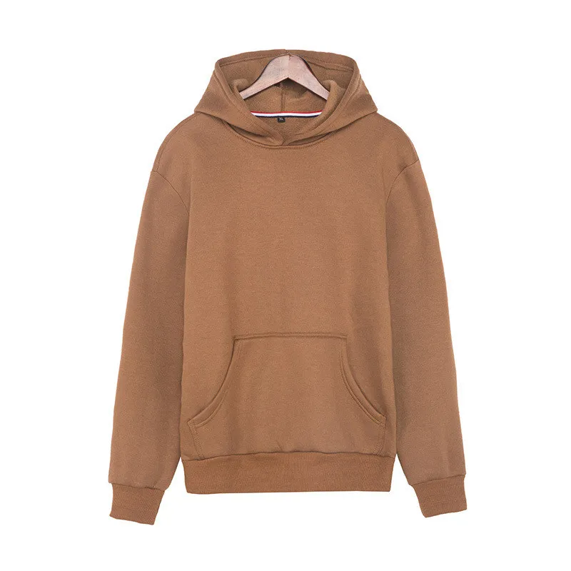 

Europe And America 2019 Spring And Autumn New Hoodies Men's Hip Hop Slim Solid Color Conventional Round Neck Sweatshirt