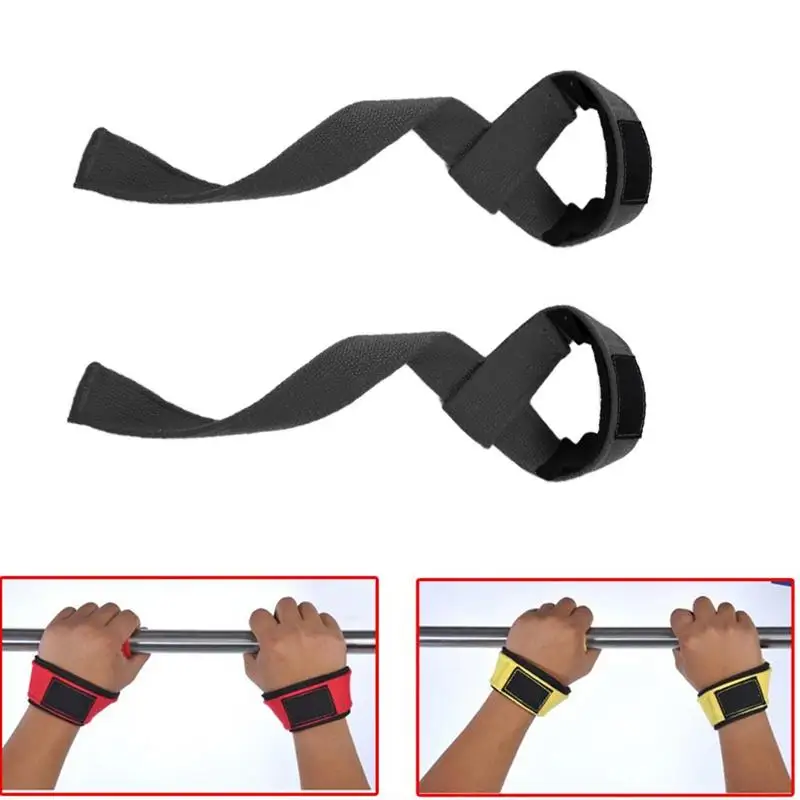 New Weight Lifting Training Gym Straps Hand Bar Wrist Support Gloves