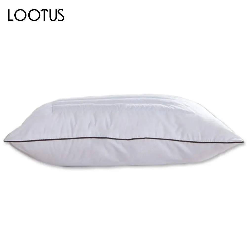 Гречневая+ шелковая подушка с перьями для сна, эластичная мягкая Подушка для беременных, Белая Подушка для сна 46*72 см, 750 г