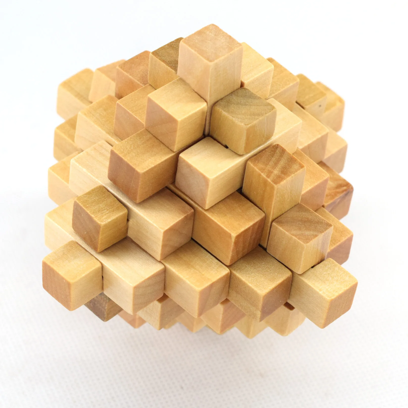 Classical Intellectual Wooden Cube Educational Toy Set Wooden Puzzle Set Brain Teaser Kong Ming Luban Lock