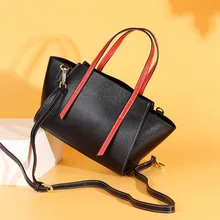 Сумка женская кожаная сумка, высокое качество Натуральная кожа Сумка, Мода Трапеция сумка