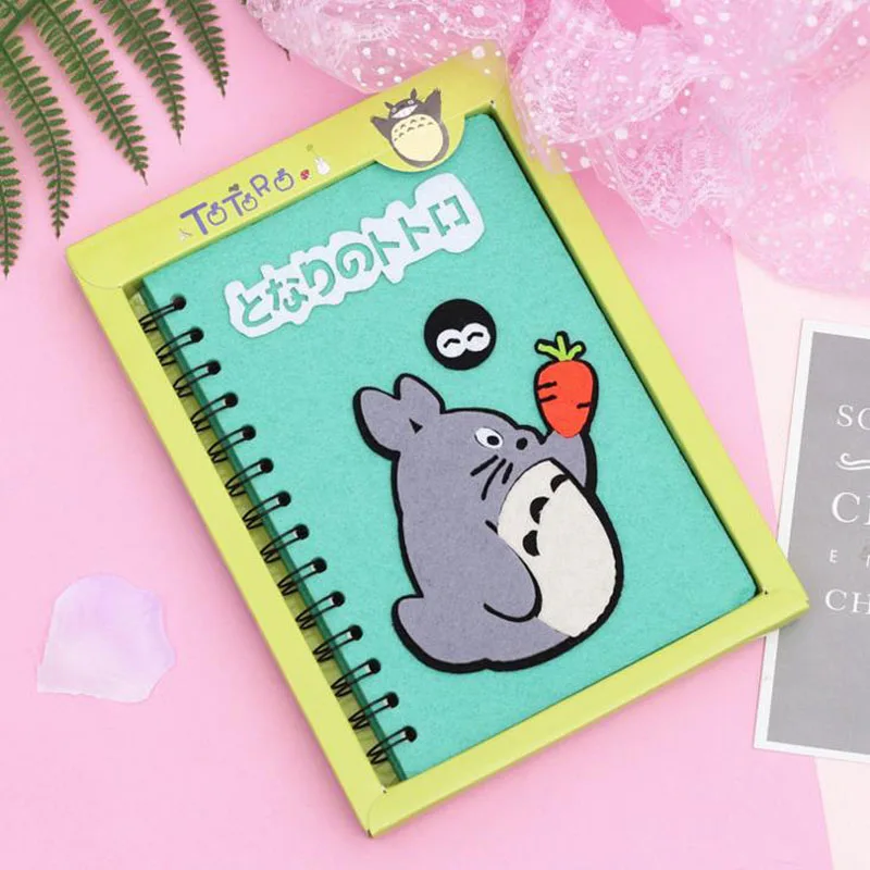 

1 Pcs Creative Cartoon Totoro Stitch Hello Kitty Bymax Planner Notebook Diary Book Chinchilla School Supplies Especially Gift