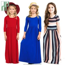 Летнее платье для девочек; элегантная детская одежда; осеннее длинное платье для маленьких девочек в богемном стиле; Vestidos Menina; длинное платье для девочек; костюм принцессы