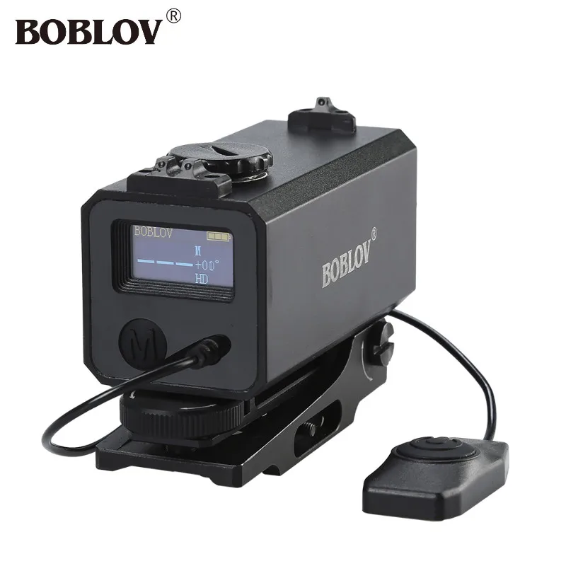 

BOBLOV Mini 700m Laser Rangefinder Mechanical Sight for Hunting Rifle Scope Riflescope Mate Target Distance Meter Measurer