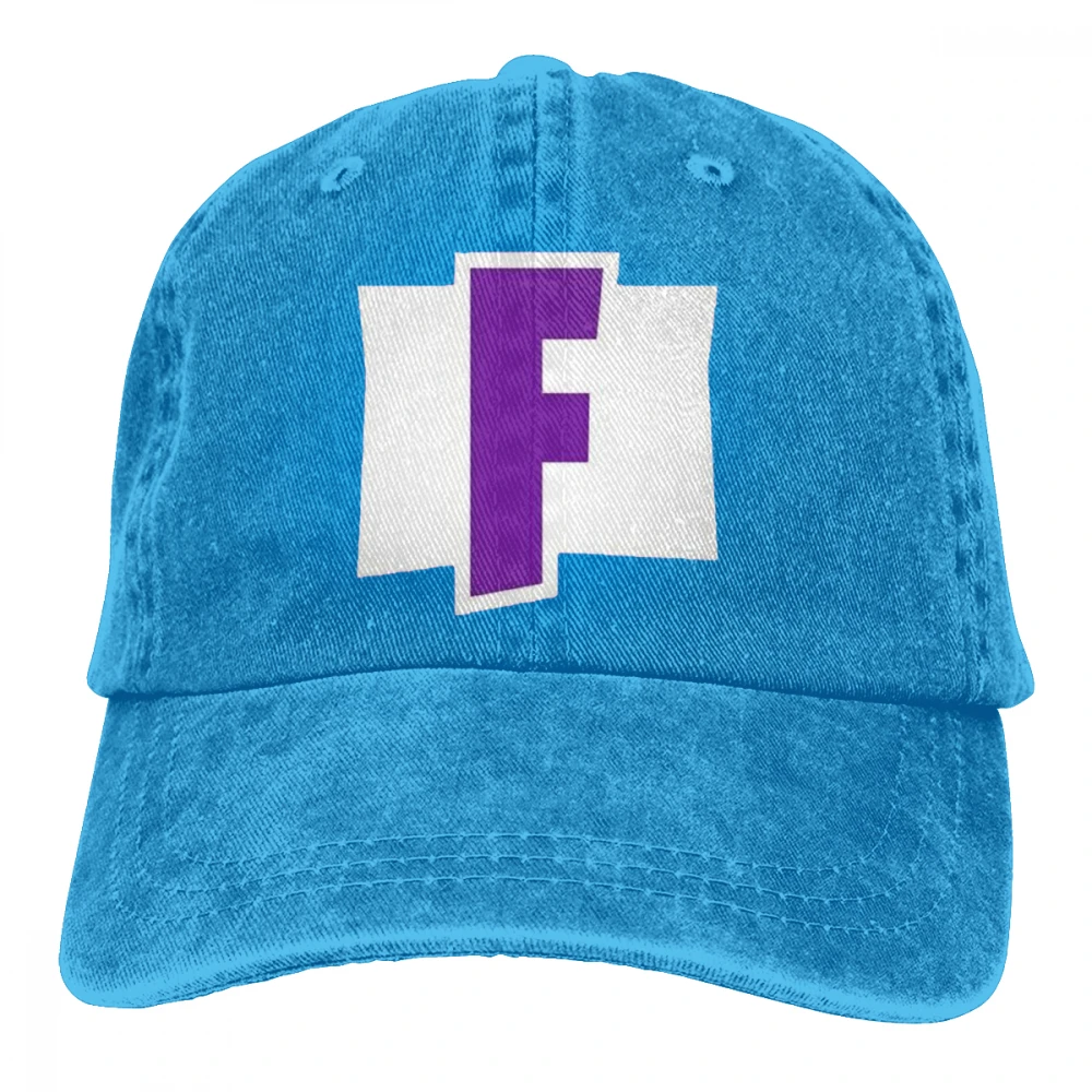 Fortnite F Логотип Унисекс для мужчин женщин 3D Custom Print Snapback повседневное ковбой Casquette