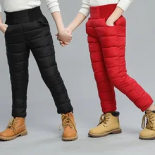 Winter Casual Girl Boy Pants Cotton Padded Thick Warm Trousers Waterproof Pants 3-10 Years Elastic High Waist Baby Kid Pants Winter Casual Girl Boy Pants Cotton Padded Thick Warm Trousers Waterproof Pants 3-10 Years Elastic High Waist Baby Kid Pants
