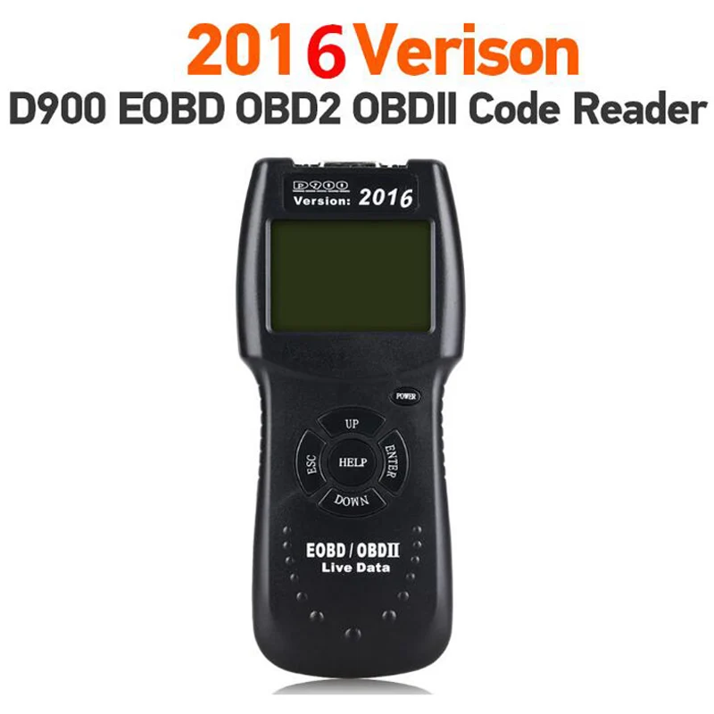

KONNWEI Verison 2016 Universal Car Fault Code Reader Scan OBD2 EOBD Scanner D900 Diagnostic Tool , Free Shipping