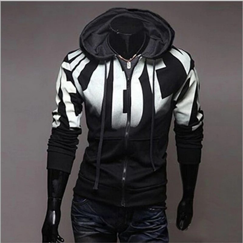 2018 Autumn and winter new style men's hoodies letter