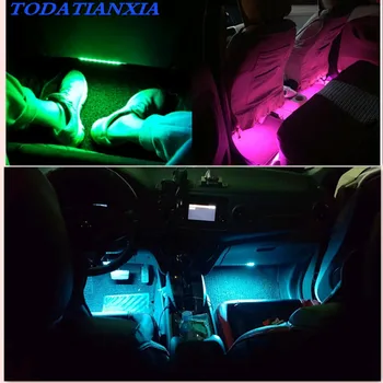 

car atmosphere lights led Interior decoration FOR Renault Duster Laguna Megane 2 3 Logan Captur Clio For Saab 9-3 9-5 93 For MG