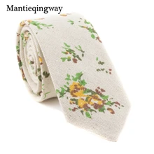 Бренд Mantieqingway ежедневный галстук галстуки для мужчин цветочный Животные Узор Галстук из полиэстера для рубашка Свадебные, для жениха шеи галстук