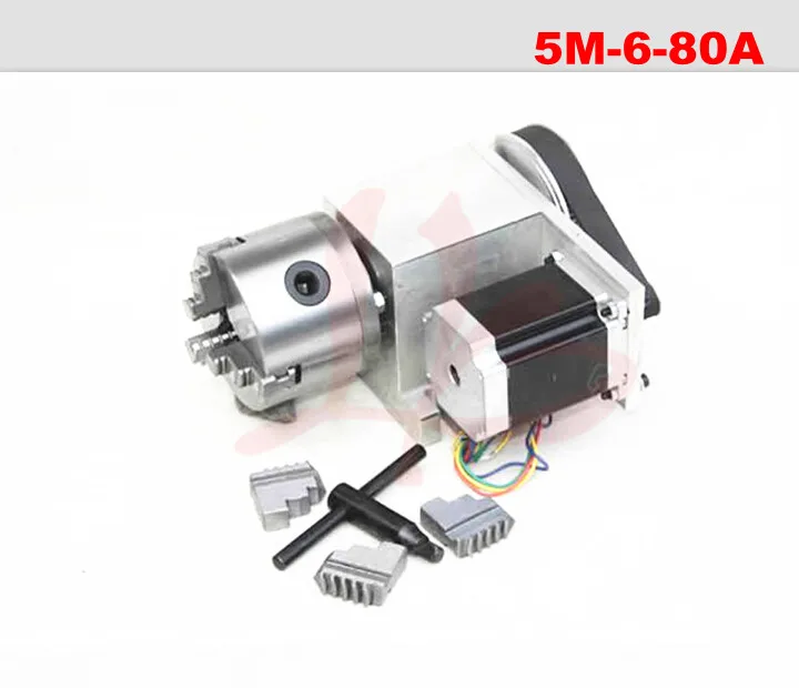 

CNC 4th axis ( A aixs, Rotary axis ) with chuck for cnc router cnc miiling machine