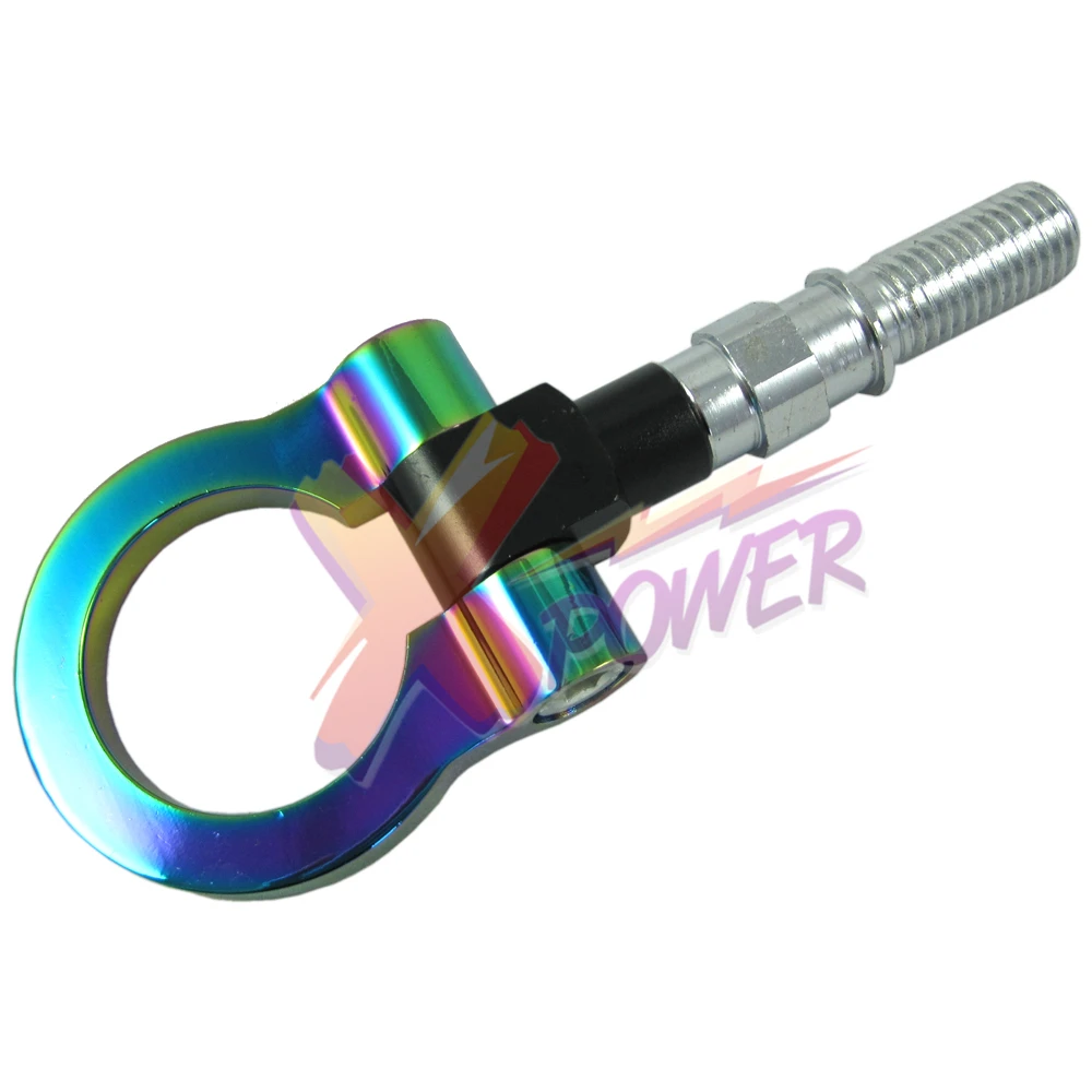 

Xpower-Universal T2 JAPAN MODELS CAR RACING SCREW ALUMINUM CNC TOW TOWING HOOK JDM RACE NEO CHROME