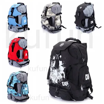 

kufun Backpack Inline Skates Backpack Roller Skates Bag Shoes Boots Adult knapsack Shoulder Bag for Skating