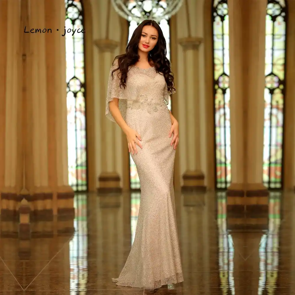 lemon mother of the bride dress