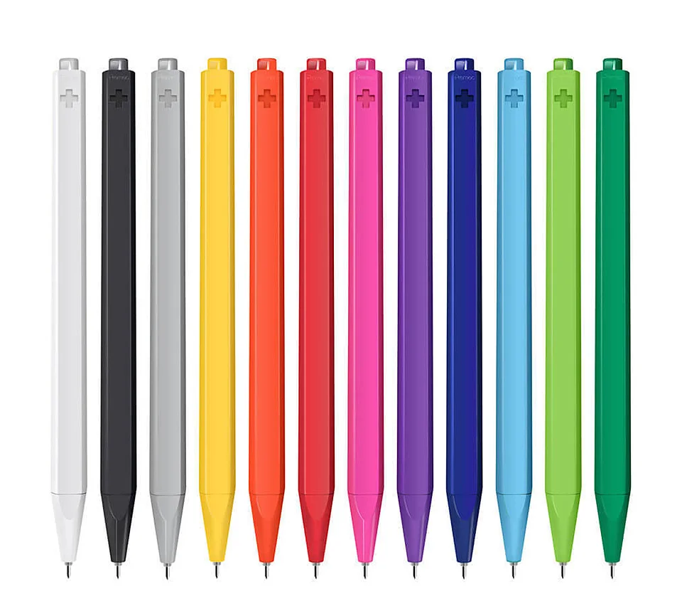 12PcsLot Xiaomi Radical Gel Pen Ballpoint Ball Point for School Offical Sign Signing Roll Rolling Pen Black Ink Roller Pens (4)