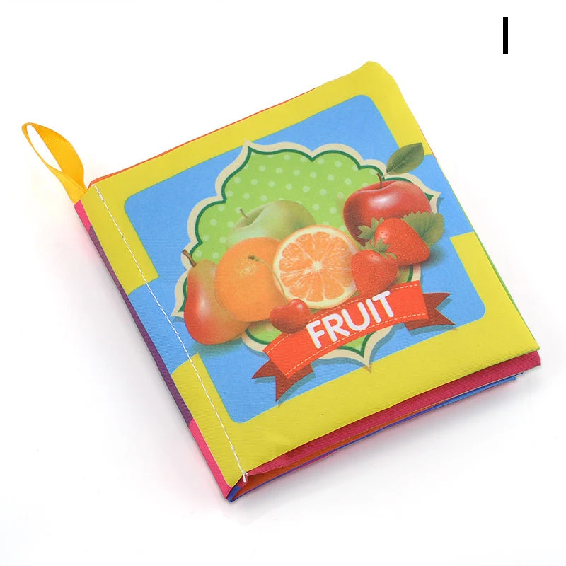 

Kid Learn Tool Soft Cloth Intelligence Development Learn Picture Cognize Book