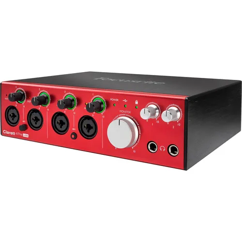 Focusrite Clarett 4Pre USB 2 0 Звуковая интерфейсная запись звуковой карты для ПК и MAC 18 вход/8