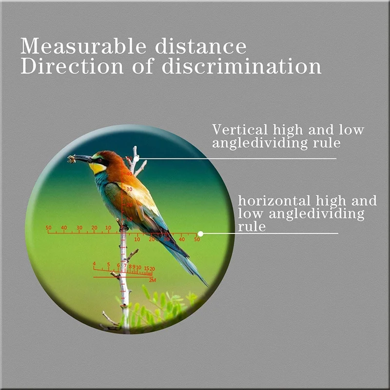 13x50 бинокль с водонепроницаемым и пылезащитным дальномером бинокль телескоп измеритель расстояния Тип Монокуляр Открытый 114 м/1000 м
