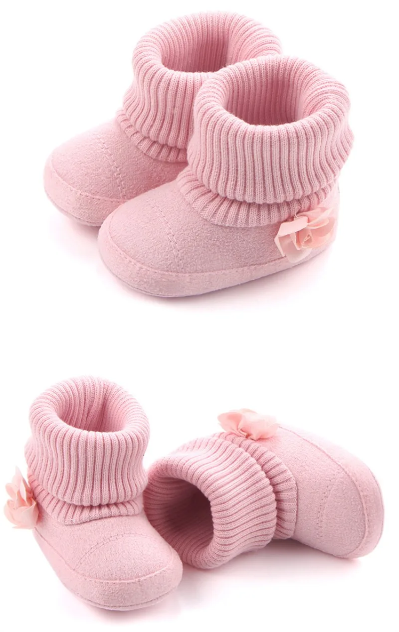Высокая tubeFur зима мальчик сапоги розовые из искусственной кожи новорожденных bootiesr зимние ботинки для маленьких девочек теплые зимние сапоги for0-18month