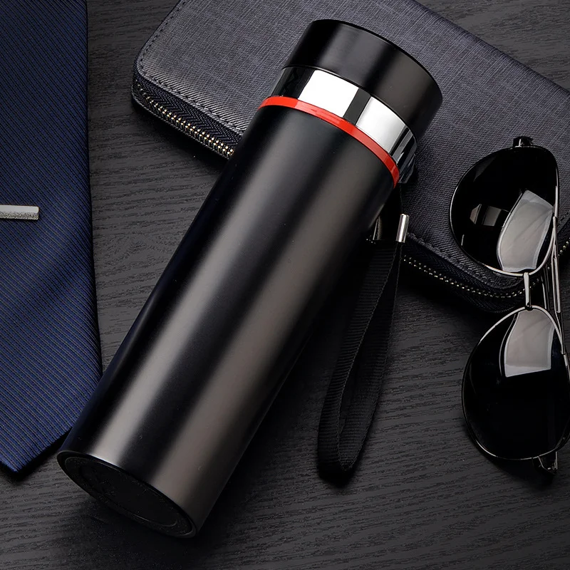 

Fashion 500ML Home Thermos Tea Vacuum Flask With Filter Stainless Steel 304 Thermal Cup Coffee Mug Water Bottle Office Business