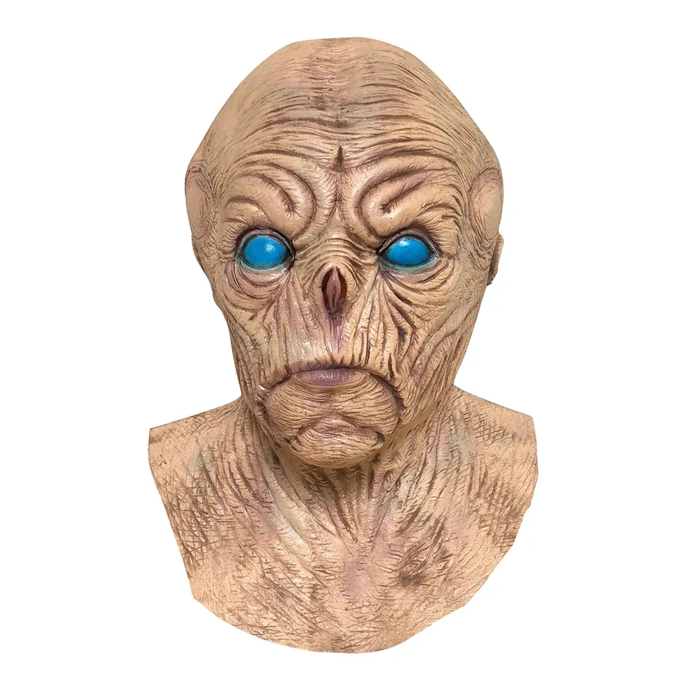 

2018 Halloween Toy Adult Child Alien Environmental latex Head Mask Zombies Face Party Scary Mask 25-40days To your destination