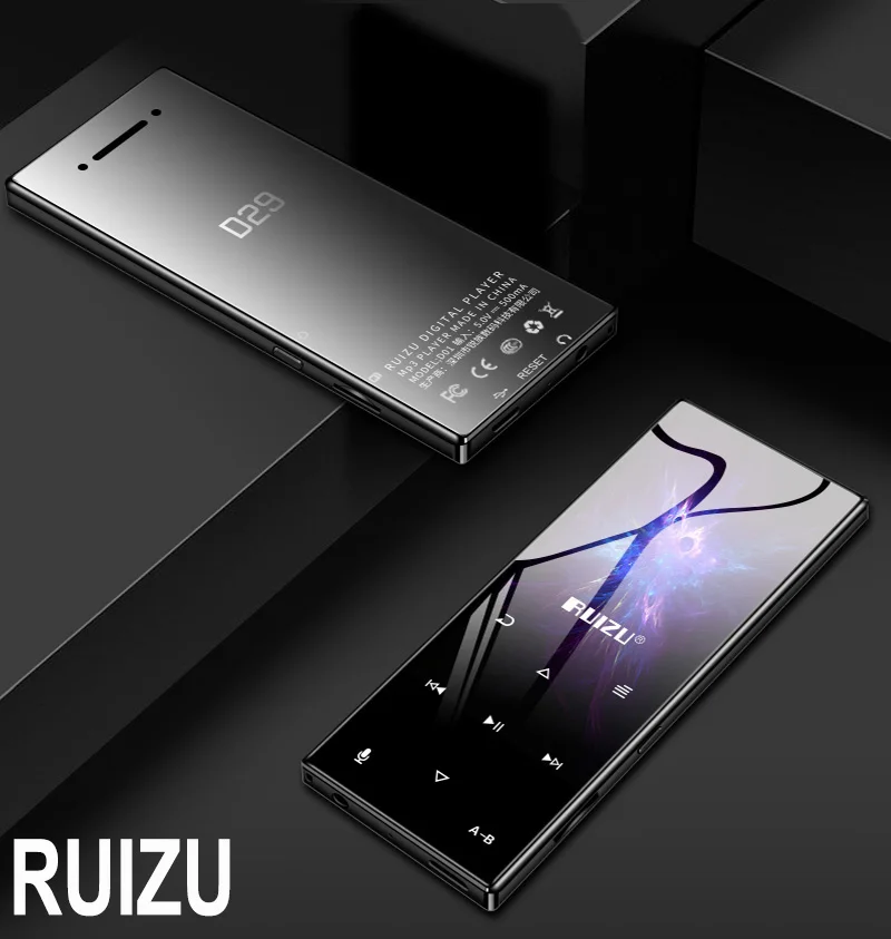 Najtaniej Oryginalny ruizu d29 metalowy odtwarzacz MP3 bezstratny odtwarzacz muzyczny HiFi przenośny Audio wbudowany głośnik Radio FM E book zegar