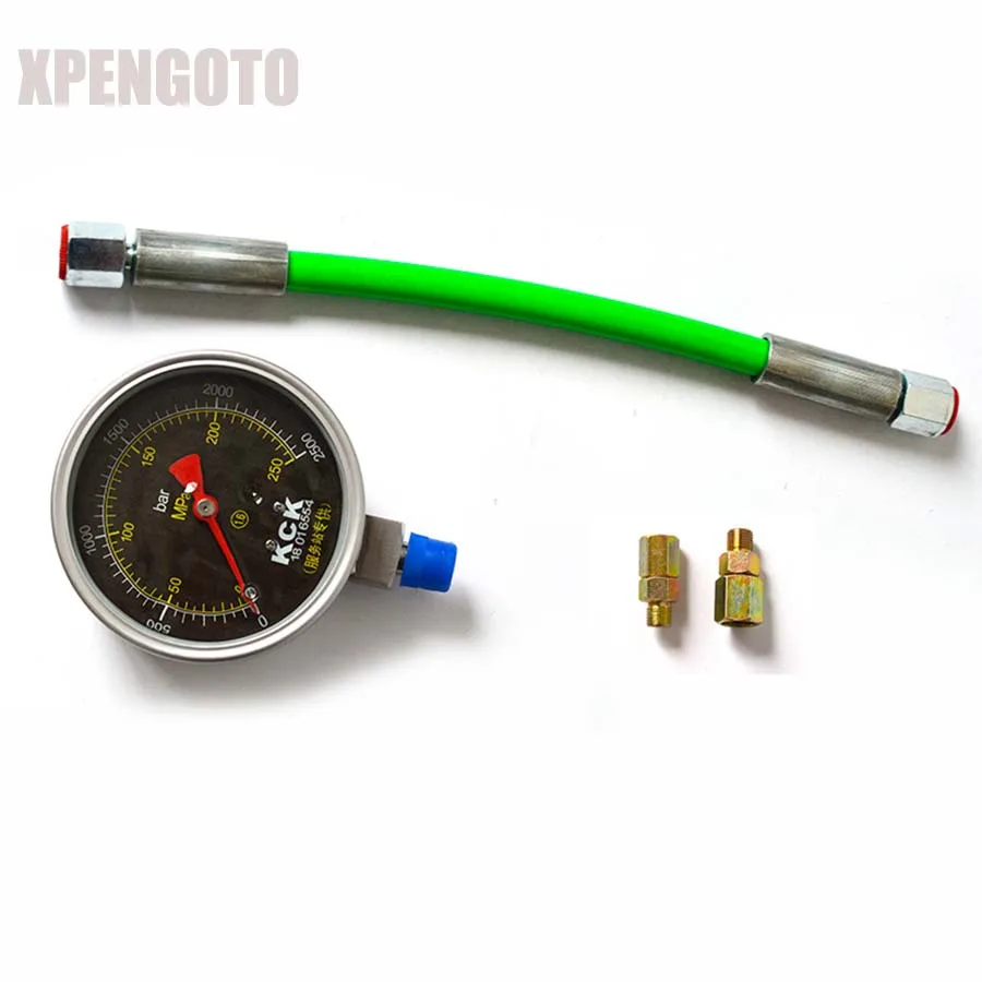 

Diesel high pressure common rail pump plunger pressure gauge, 0-250Mpa common rail pressure test kit for common rail maintenance