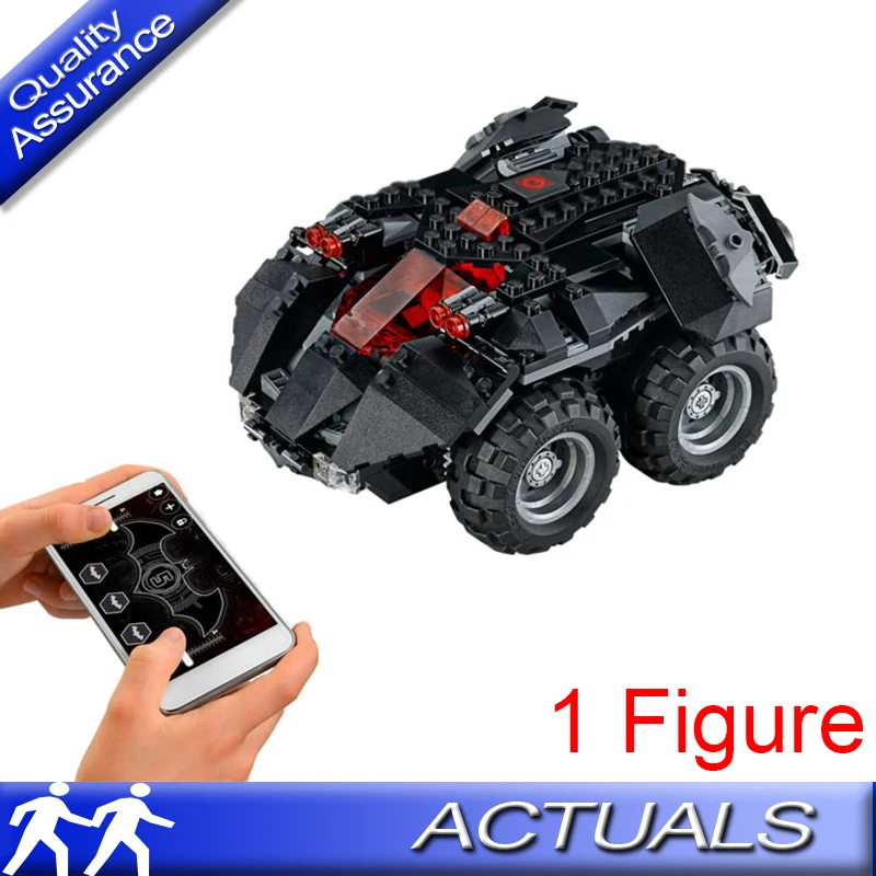 

07111 Compatible with Lego 76112 App Controlled Batmobile Building Blocks Super Heroes Batman Car DIY Model Bricks Boy Toy