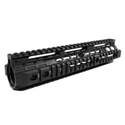 Высокое качество 10.0 дюймов Handguard рельсовая система для страйкбола AEG M4/M16 черный-Бесплатная доставка