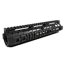 Высокое качество 10.0 дюймов handguard рельсовая система для страйкбола AEG М4 / М16 черный - Бесплатная доставка