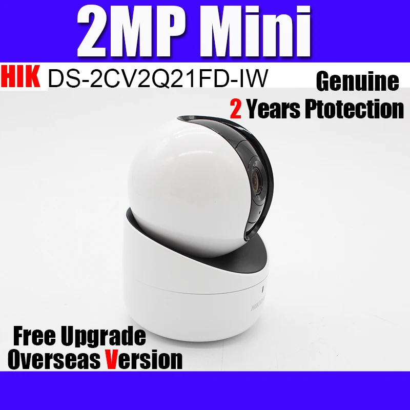 DS-2CV2Q21FD-IW Мини Wi-Fi PT камера 2 Мп CMOS IP со встроенным микрофоном и динамиком сетевая с
