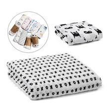 Пеленальный муслиновый хлопковый детский Пеленальный мешок для сна, чехол для коляски, игровой коврик 42*42 дюймов, многофункциональное одеяло для младенцев