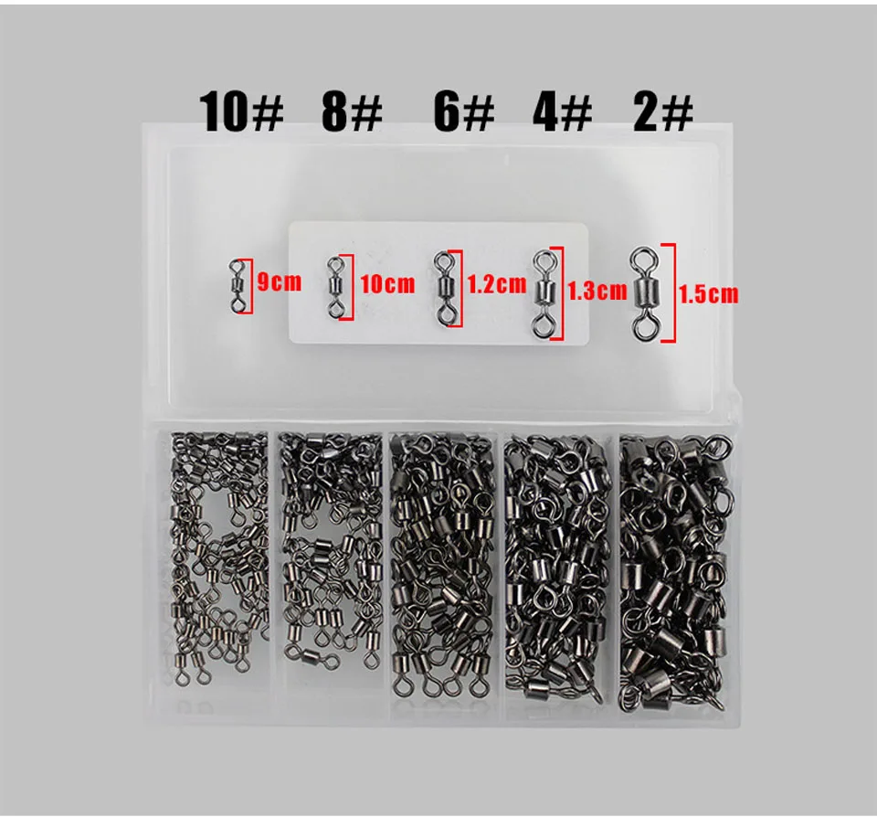 251 шт./компл. поворотное кольцо комплект Медь твердого сплава Прокатки Поворотный Подшипник твердые кольца для рыболовный Вертлюг оснастка рыболовные набор колец