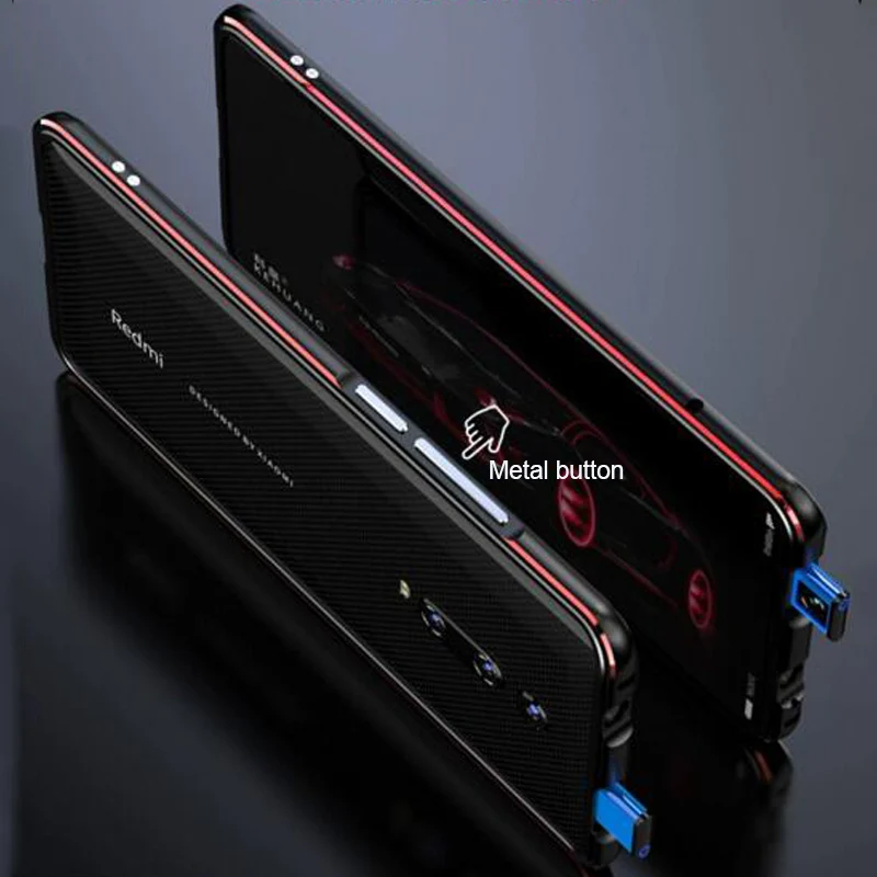 Tanie Dla Xiaomi Redmi K20 Pro obudowa metalowa rama luksusowa oryginalna błyszcząca aluminiowa ochraniacz zderzaka etui na Xiaomi Redmi K30 case funda