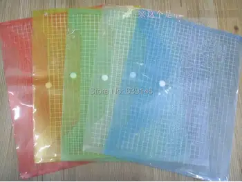 

Free shipping 200PCS/LOTS A4 PP folder thickening plastic button bag file bag file bag kit paper bags supplies for 14C and 18C