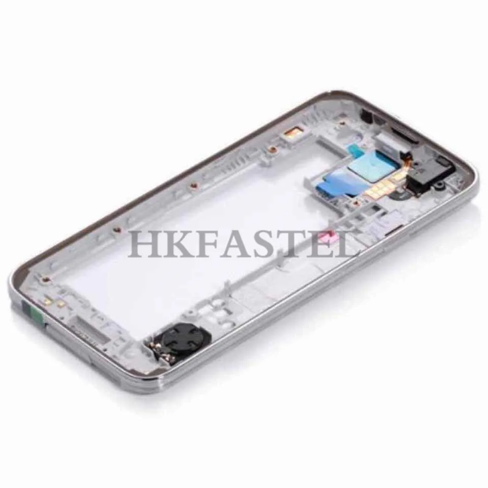 Для Samsung Galaxy S5 i9600 G900F G900M G900H G900P средняя рамка Корпус с кнопкой питания громкости