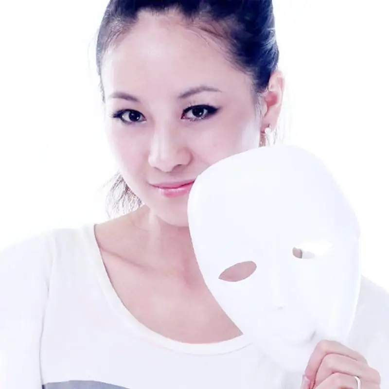 Страшное белое лицо Хэллоуин маскарад DIY Mime маска мяч вечерние Маска для костюма