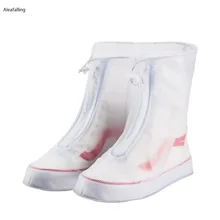 Высококачественные мужские и женские непромокаемые водонепроницаемые ботинки с закрытой пяткой туфли для многократного применения плотные Нескользящие непромокаемые сапоги на платформе 34-45