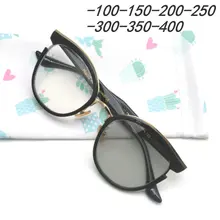 Очки с защитой от ультрафиолета, оправа для очков с линзами для близорукости для женщин и мужчин, солнцезащитные очки с фотохромом, очки с градусом, очки FML