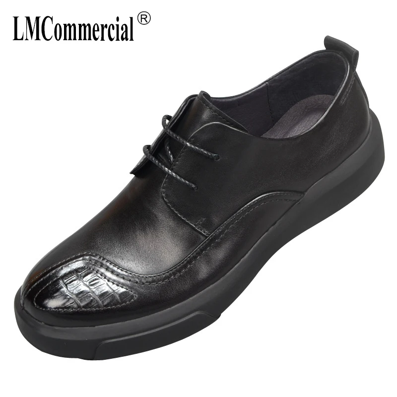 

autumn breathable mens casual shoes British retro men shoes cowhide Lace-Up Business Men Shoes,Men Dress Shoes Genuine Leather