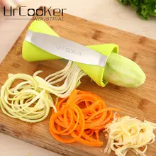Gemüse Obst Spiral Shred Process Device Cutter Slicer Peeler-küche-werkzeug Slicer spirelli spiralizer julienne cutter SS-D01A
