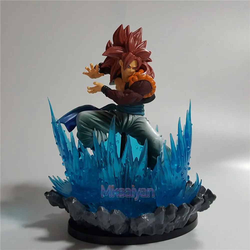 Dragon Ball Z фигурку Gogeta Супер Saiyan 4 Мощность эффект DIY светодиодный свет набор игрушек Dragon Ball Супер Gogeta Гоку фигурка виджиты