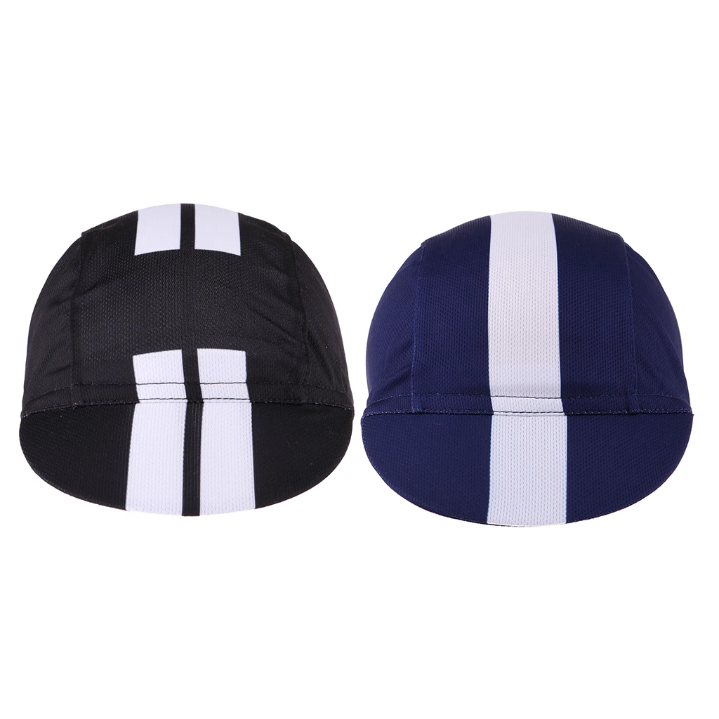 2 Pieces Riding Caps Helmet Liner Tour Breathable Sun Hats Dustproof Fitting Team Bike Cap