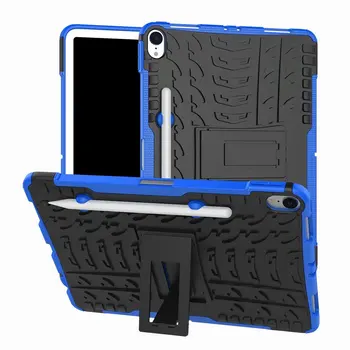 

100pcs/lot Dazzle Bracket TPU+PC housing protective cover case for ipad 2017 9.7" 10.2" Pro 9.7" 10.5" 11" back cover case