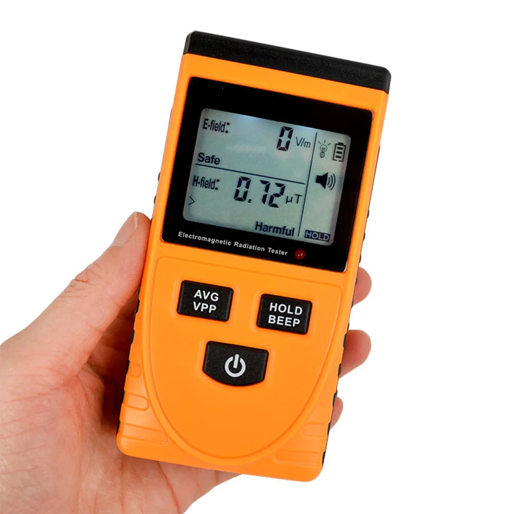 

Digital LCD Electromagnetic Radiation Detector Meter Dosimeter Tester Counter for electric & magnetic field radiation Hot Sale