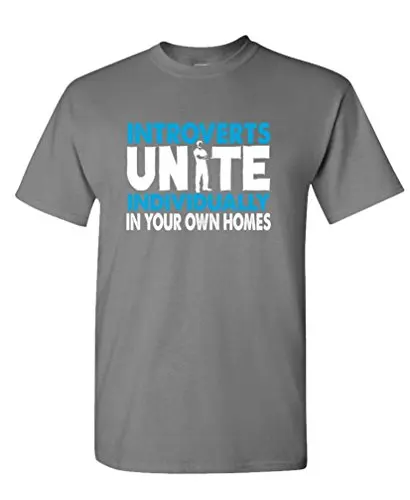 Us 12 55 Gildan Graphic Make A Tee Shirt Introverts Unite By Yourselves At Home Mens Cotton T Stretch Custom Shirts In From Us 12 55 Gildan Graphic Make A Tee Shirt Introverts Unite By Yourselves At Home Mens Cotton T Stretch Custom Shirts In From